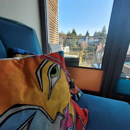 Artystyczny Picasso Z Widokiem Na Jezioro I Tarasem