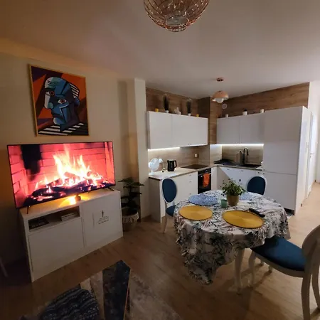 Artystyczny Picasso Z Widokiem Na Jezioro I Tarasem Charzykowy
