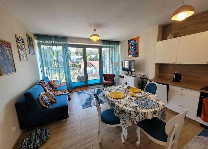 Apartmán Artystyczny Picasso Design, Jezioro I Tv60 